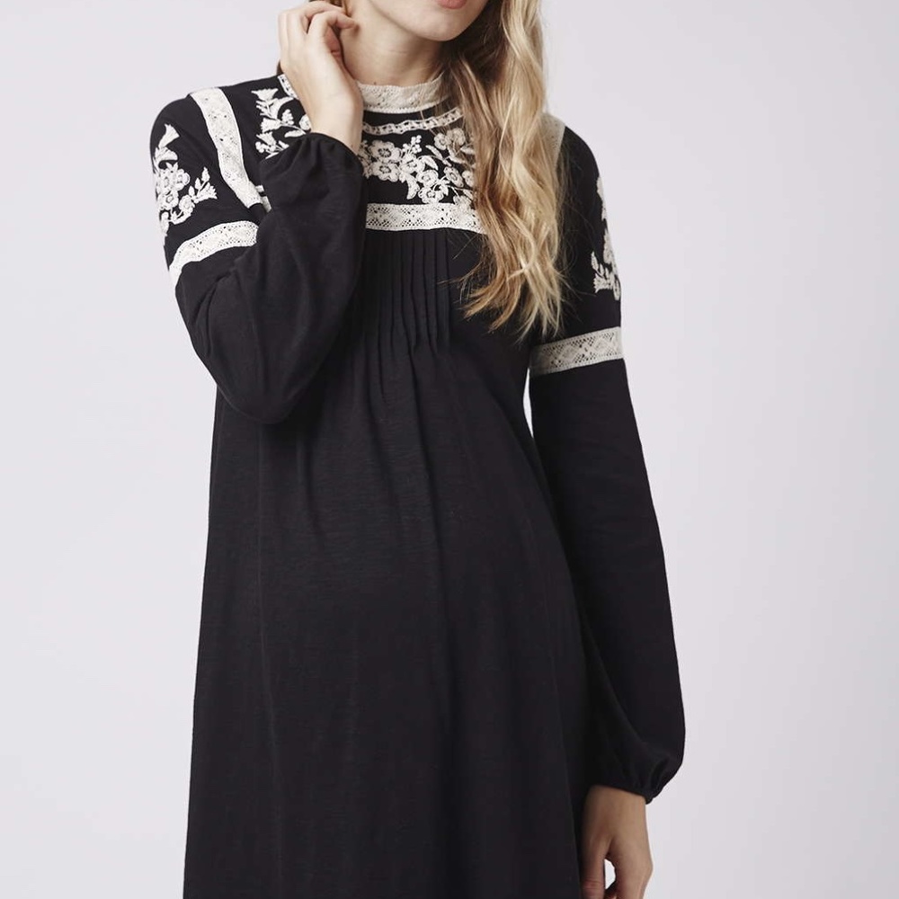 Topshop - Black Maternity Dress